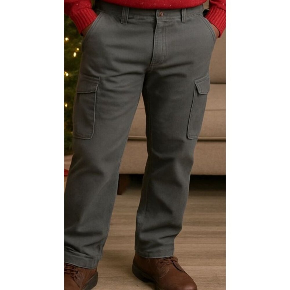 Coleman Mens Fleece Lined Cargo Pants 32W 30L Gift for Him Dad Outdoor Work